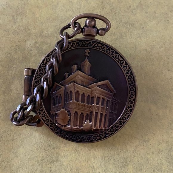 Disney Accessories - Disneyland Haunted Mansion O'Pin House Pocket Watch pin (2011)